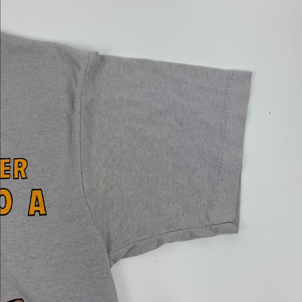 Vintage 1978 Garfield Gray Graphic T-Shirt by Jim Davis Tropical Beach Lazy RARE - Picture 5 of 12